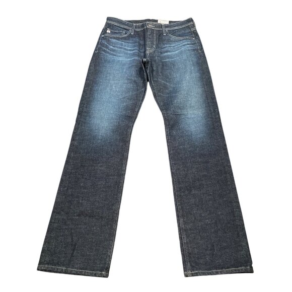 AG Denim 360 Men's Sz 32x34 Straight Leg Jean Dark Wash Brookfield Stretch - Picture 1 of 9